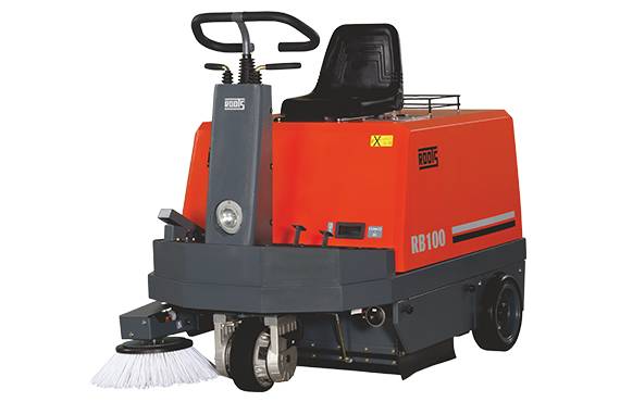 ROOTS RB 100 RIDE ON SWEEPER MACHINE