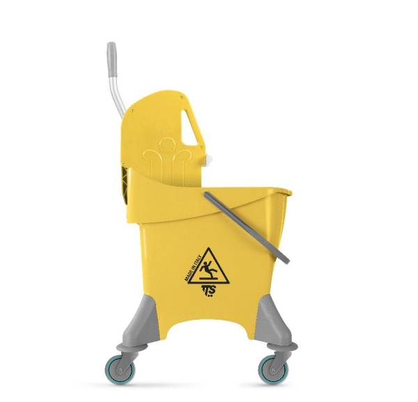 TTS-PILE TEC SINGLE BUCKET MOP TROLLEY