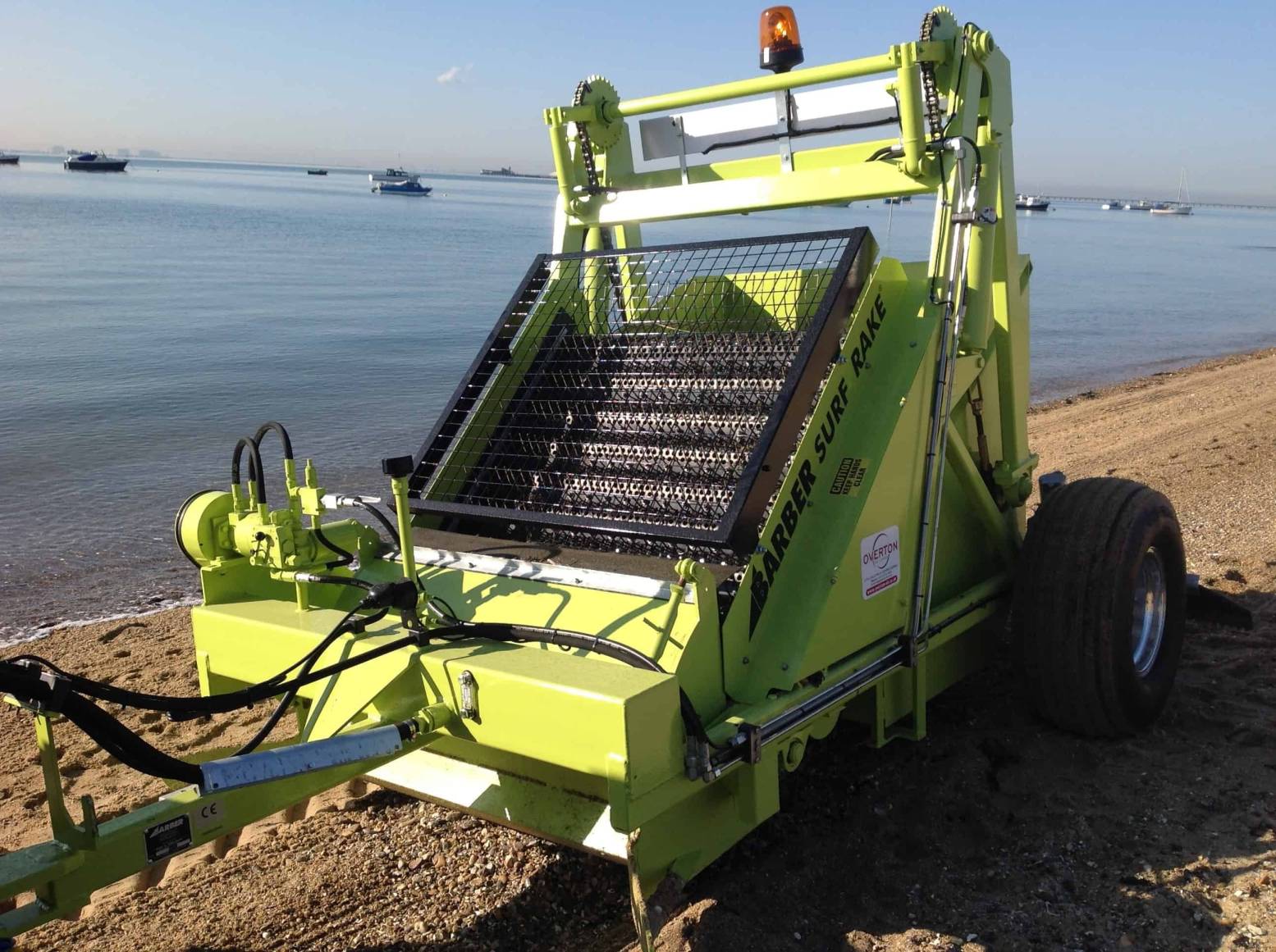 SURF RAKE:-400HD: MID SIZED MECHANICAL BEACK RAKE MACHINE