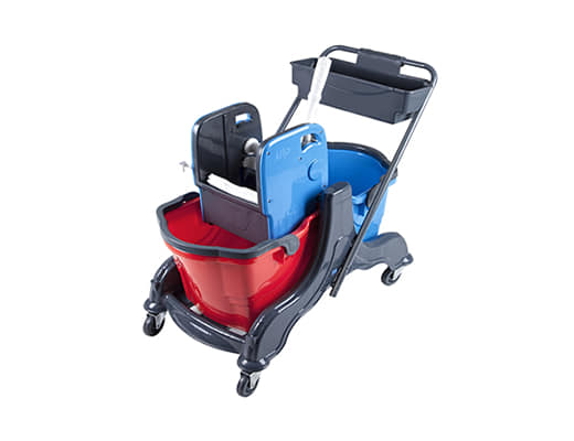 Double Bucket Mop Trolley